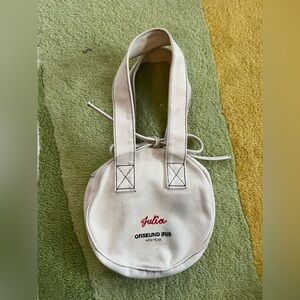 Orseund Iris Cream Round Shoulder Bag